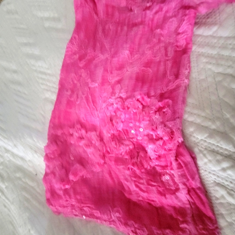 Ladies Fuschia Boho Cover up